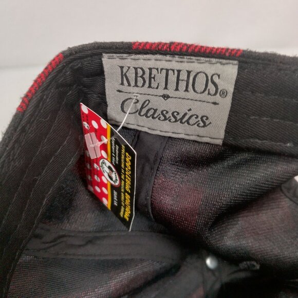 Doodlebug Boutique Steamboat Willie Mickey Mouse Cap Hat Buffalo Plaid Flannel - Picture 15 of 16